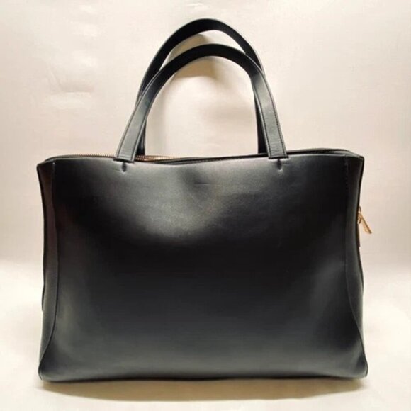 Laptop Bag Breifcase Purse A New Day Women's Black Gold Shoulderbag Target EUC - Picture 2 of 14